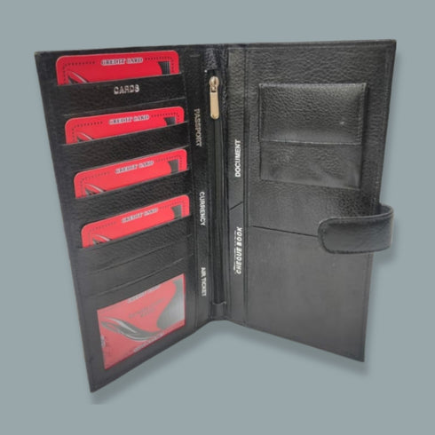 Starco Genuine Leather Travel Passport Cover-3